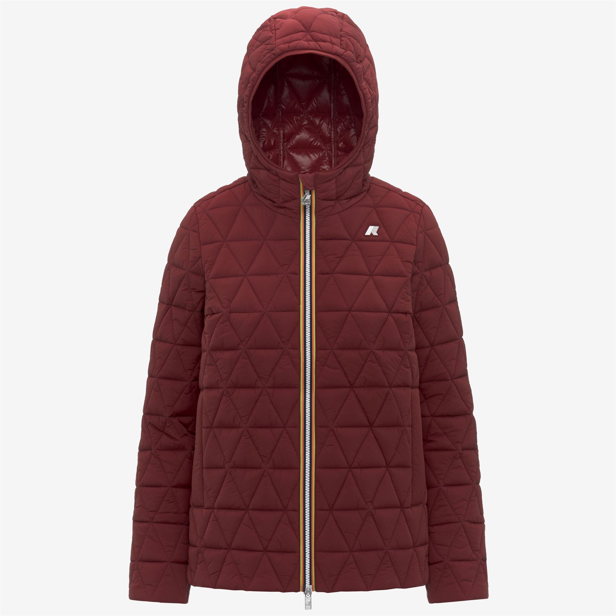 Jackets_WOMAN_MADLAINE DIAMOND QUILTED WARM_Short_Red Syrah - Commercial 1