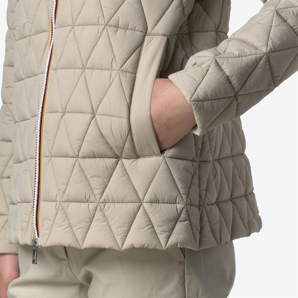 Jackets_WOMAN_MADLAINE DIAMOND QUILTED WARM_Short_Beige Cashmere - Commercial 7