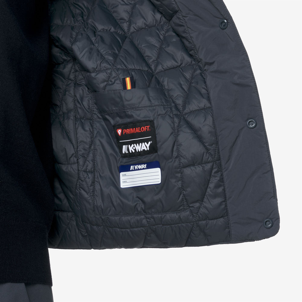 Chaleco térmico azul Airforce para hombre con acolchado reciclado 02