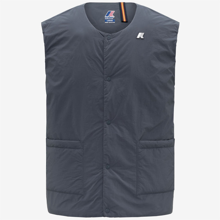 Chaleco térmico azul Airforce para hombre con acolchado reciclado 1