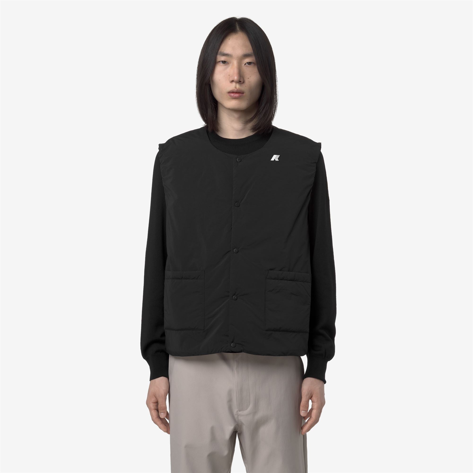 Jackets_MAN_VALTY PLAIN WARM_Vest_Black Pure - Black Pure - Commercial 4