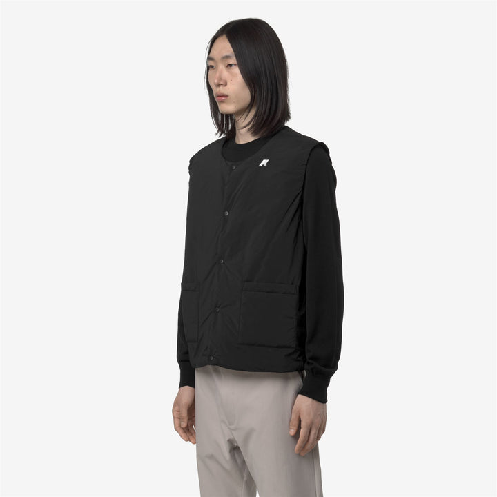 Chaleco aislante ecológico negro para hombre con acolchado Primaloft 4