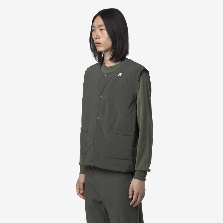 Chaleco aislante ecológico para hombre con relleno reciclado 4