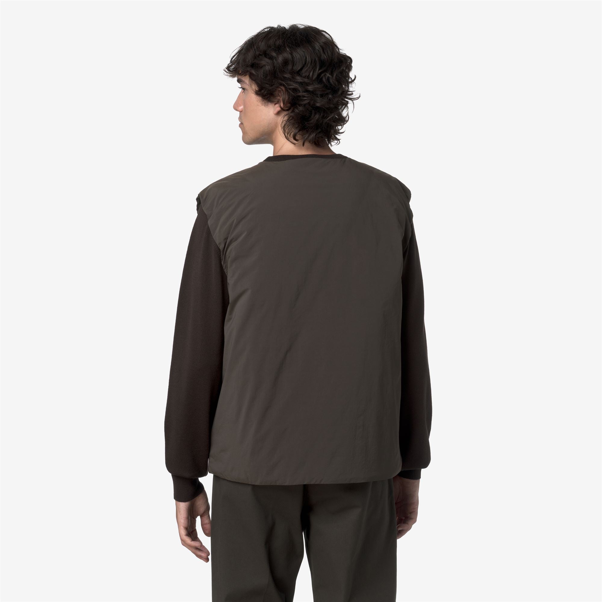 Jackets_MAN_VALTY PLAIN WARM_Vest_Black Olive - Commercial 6