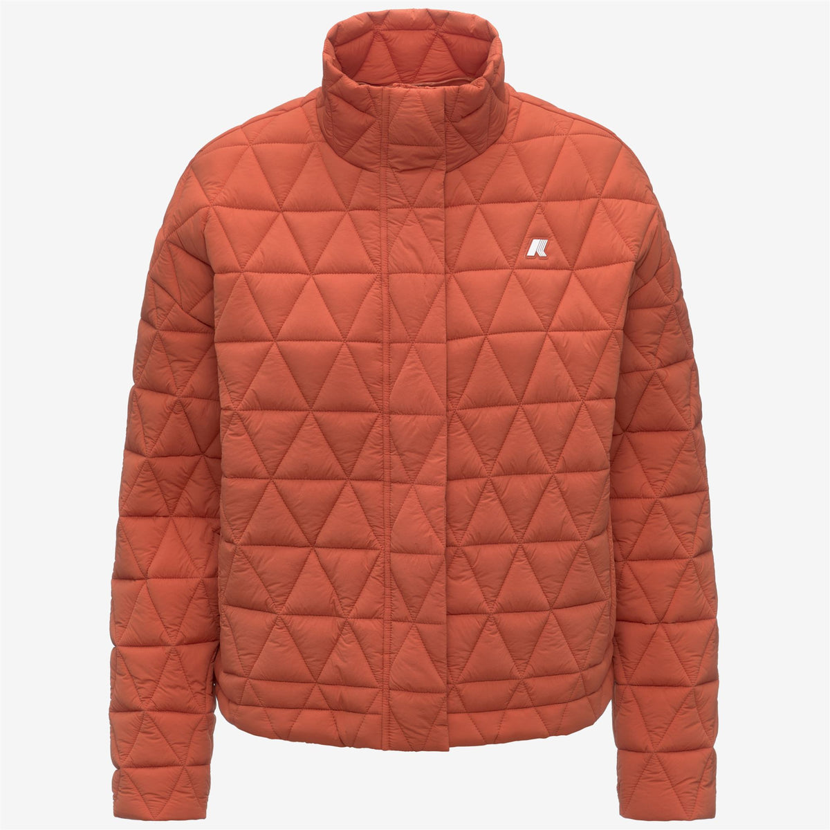 Jackets_Woman_SABRINA DIAMOND QUILTED WARM_Short_Orange Brownish - Commercial 1