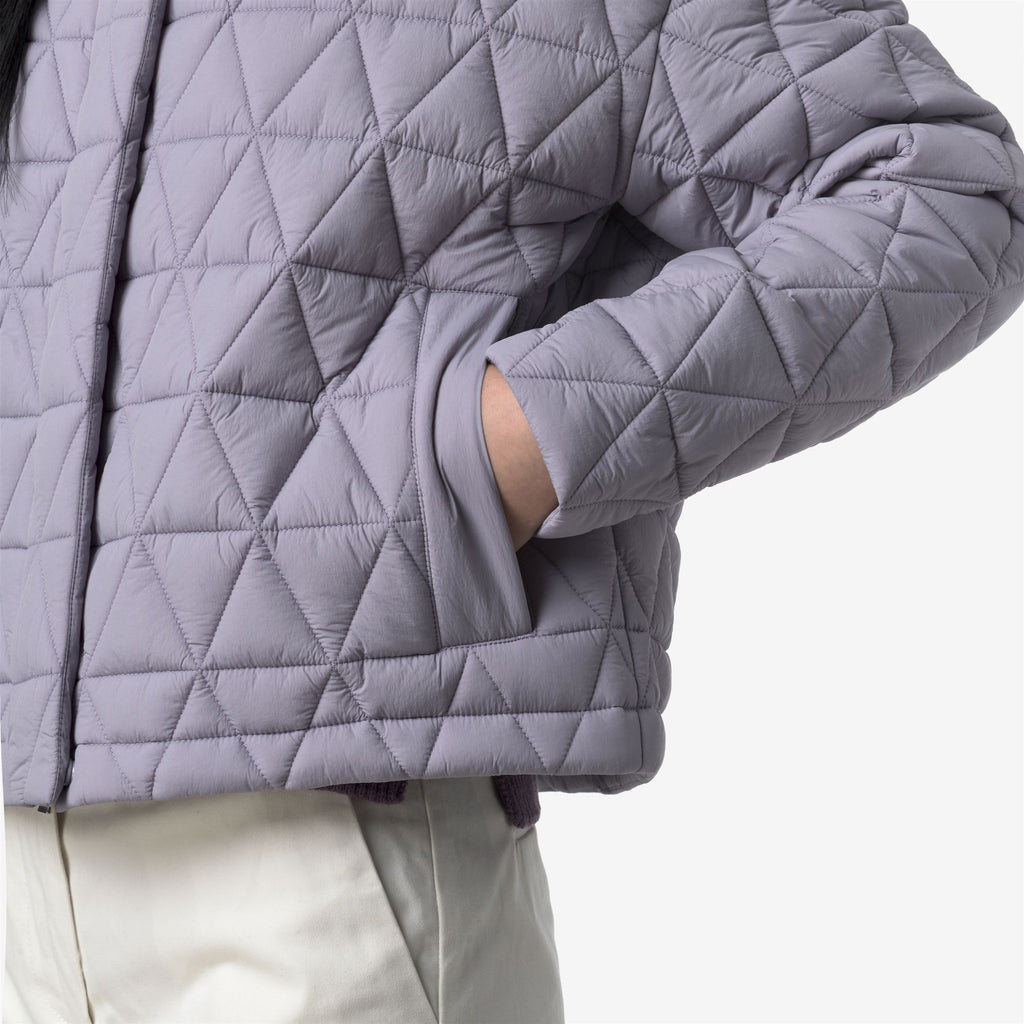 Jackets_WOMAN_SABRINA DIAMOND QUILTED WARM_Short_Violet Lavender - Commercial 7