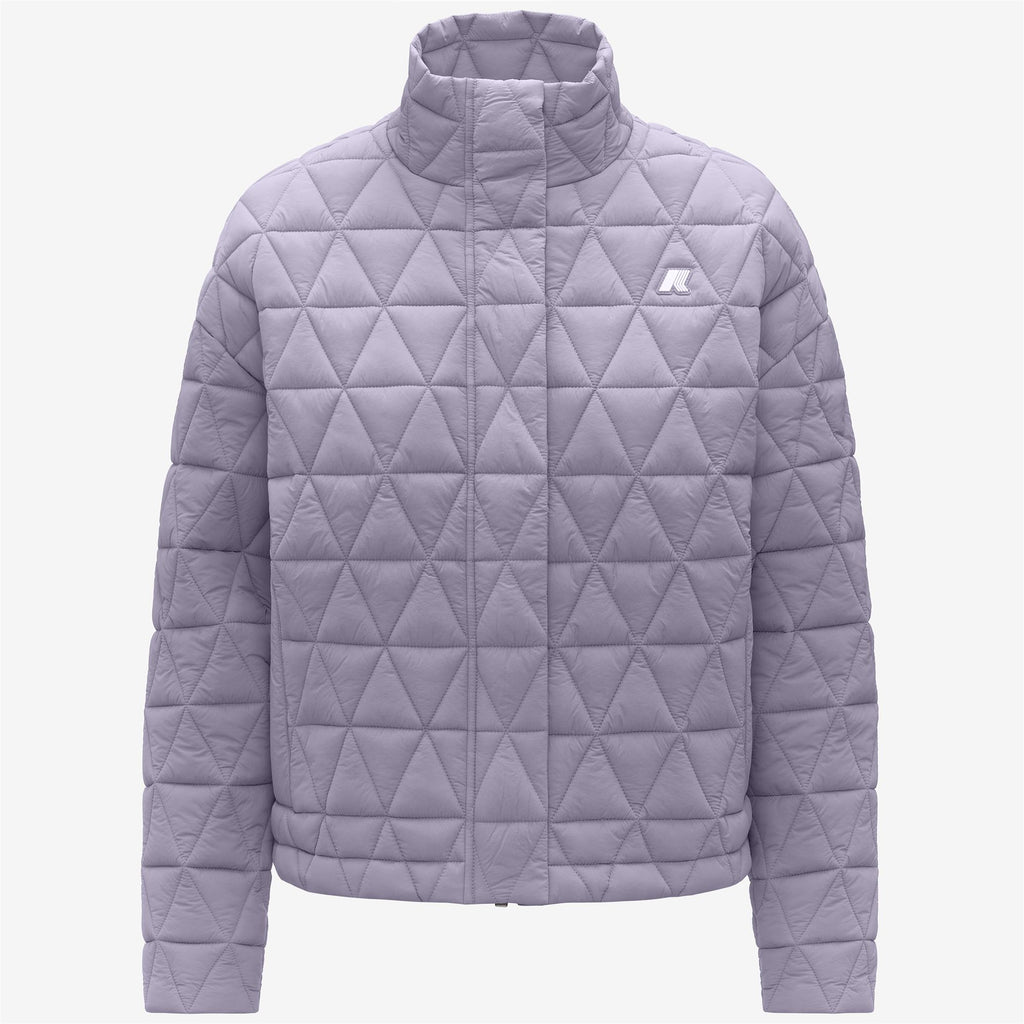 Jackets_WOMAN_SABRINA DIAMOND QUILTED WARM_Short_Violet Lavender - Commercial 1