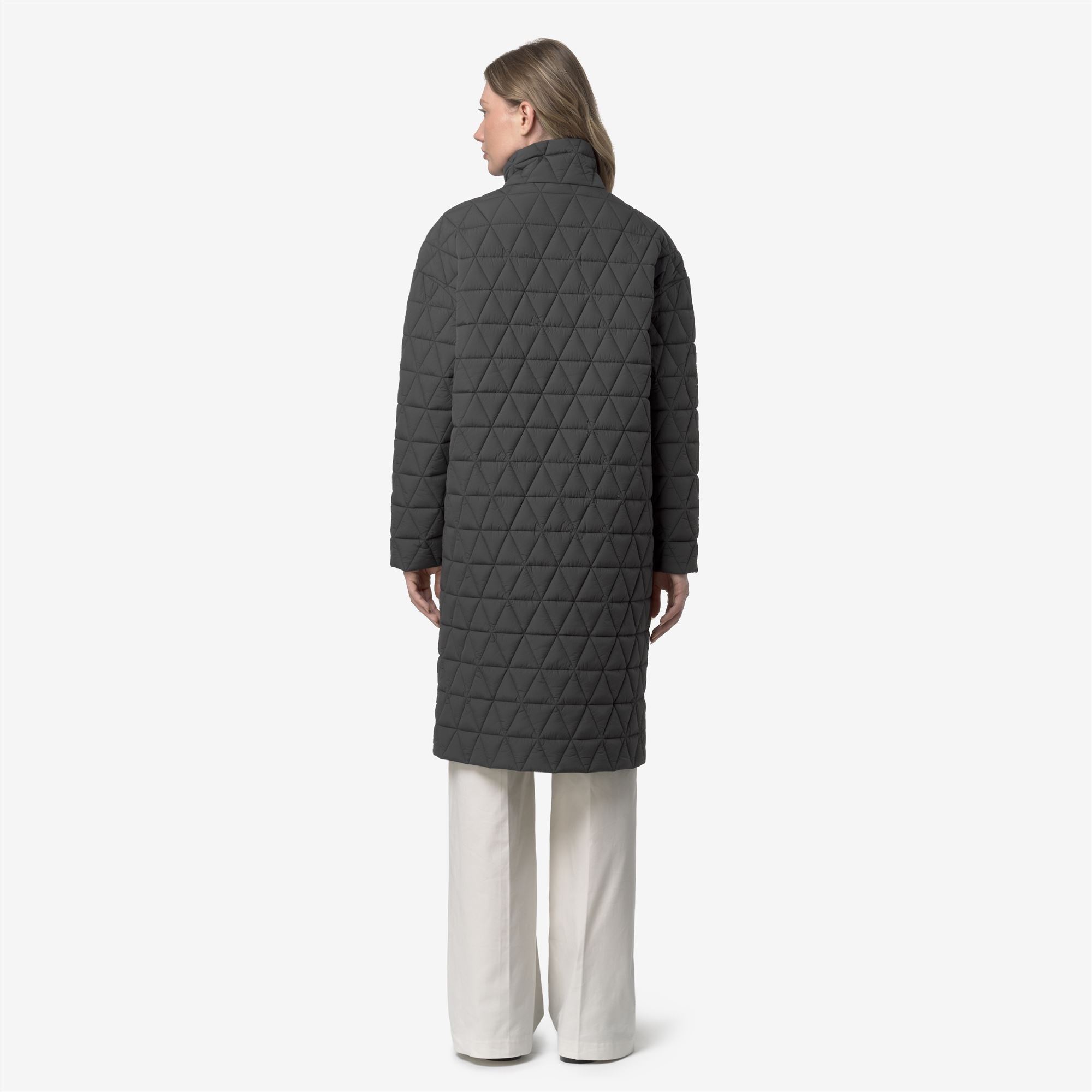 Jackets_WOMAN_SONJA DIAMOND QUILTED WARM_Long_Grey Shadow Dk - Commercial 6
