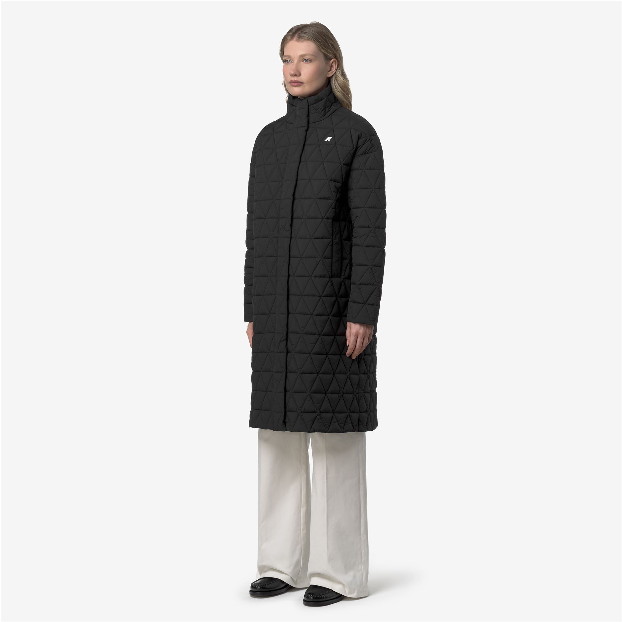 Jackets_WOMAN_SONJA DIAMOND QUILTED WARM_Long_Black Pure - Black Pure - Commercial 5
