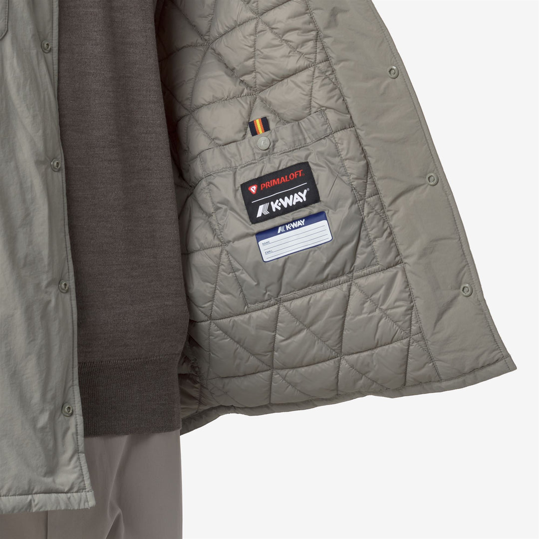 Chaqueta corta aislante ecológica para hombre de Green Oak main