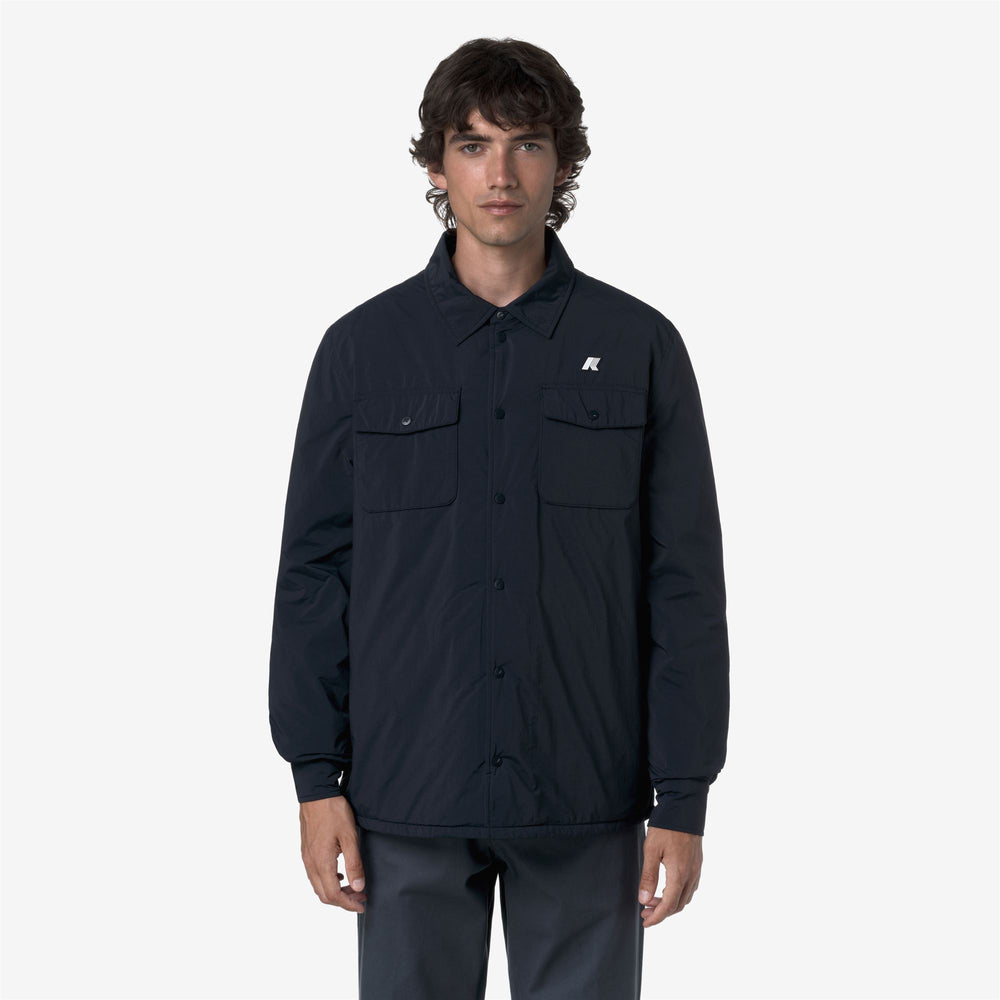 Blue Men's Short Winter Jacket 02