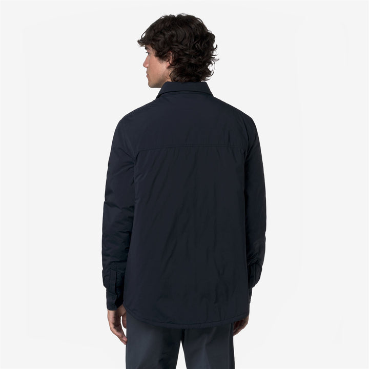 Chaqueta corta de invierno azul para hombre 5