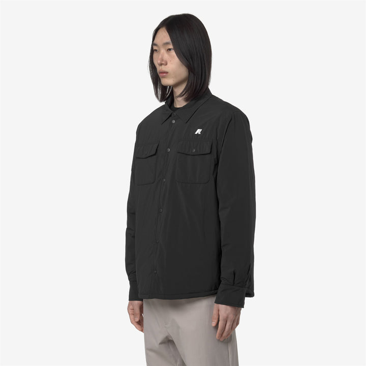 Chaqueta corta y cálida negra para hombre 4