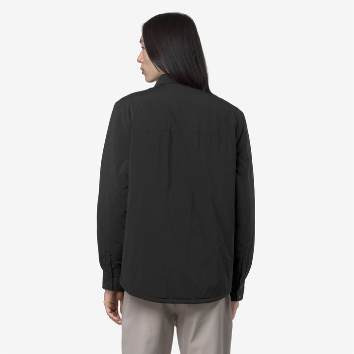 Chaqueta corta y cálida negra para hombre 5