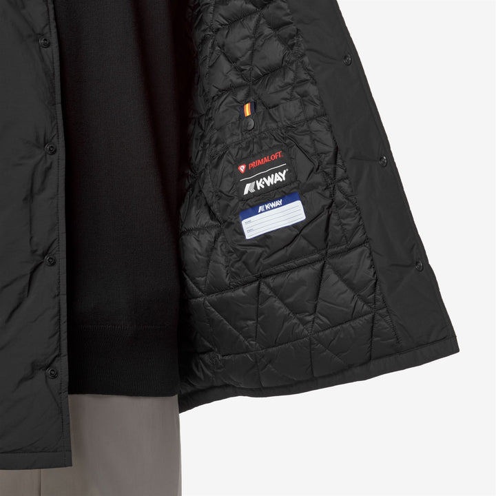 Chaqueta corta y cálida negra para hombre 2