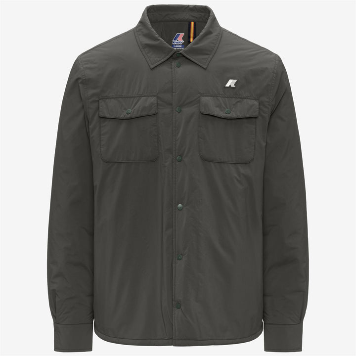 Chaqueta corta verde oscuro para hombre para primavera y otoño 1