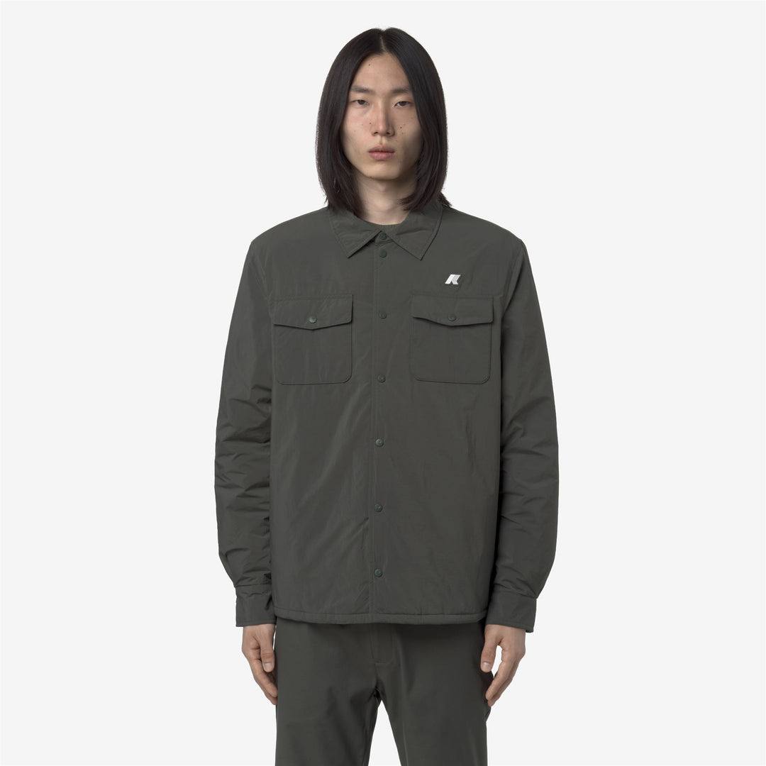 Dark green Men's Short Jacket for Spring and Fall 01