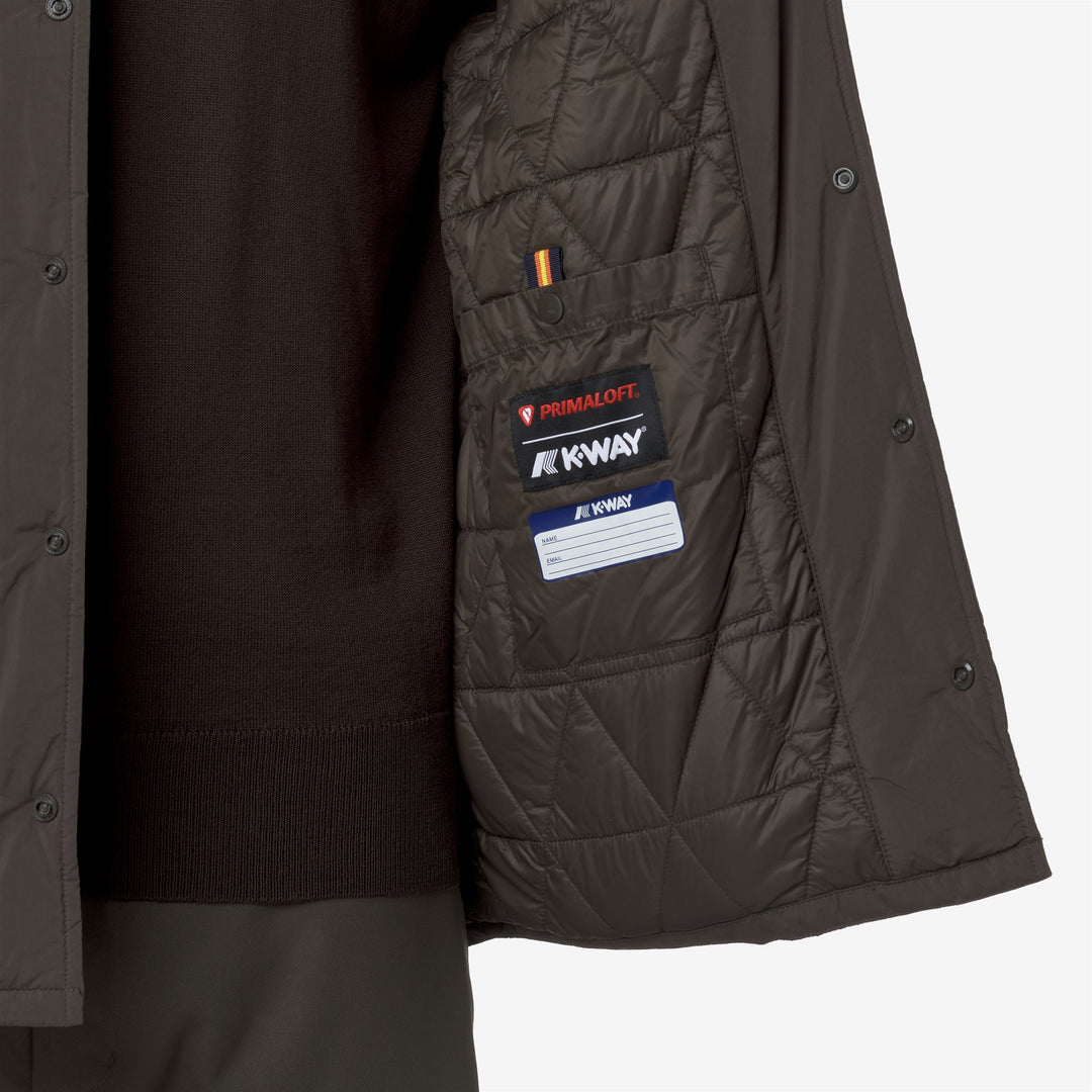 Chaqueta corta de hombre color oliva negro para primavera e invierno main