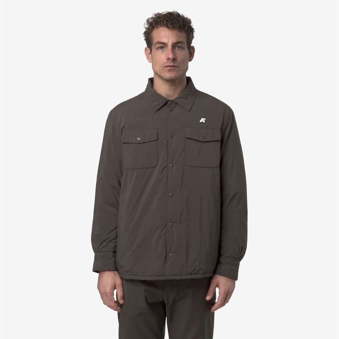 Black olive Men's Short Jacket for Spring and Winter 01