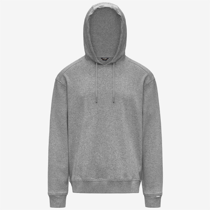 LORLY LINEN BLEND - Fleece - Hoodie - Man - GREY MID MEL 1