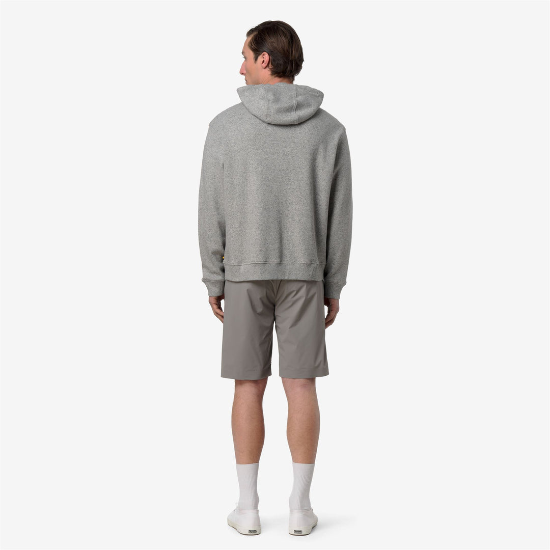 LORLY LINEN BLEND - Fleece - Hoodie - Man - GREY MID MEL main