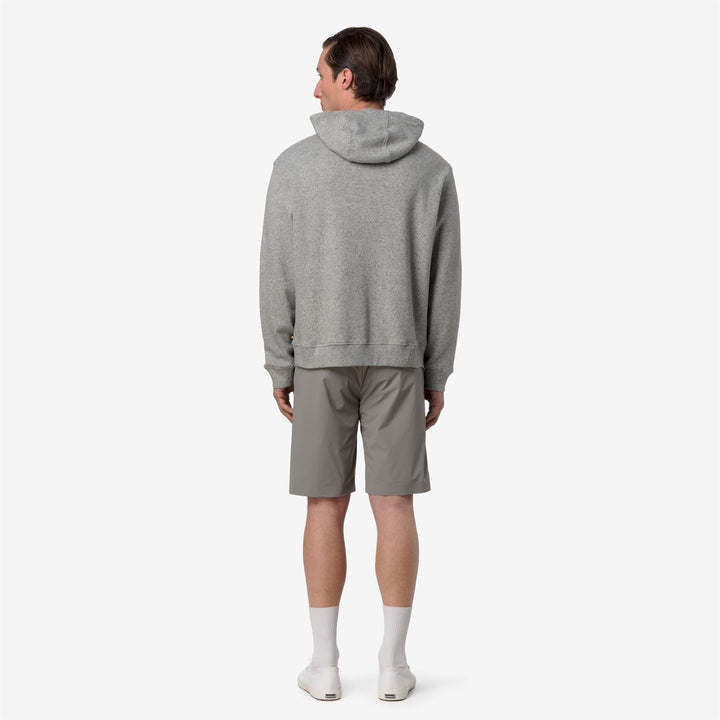 LORLY LINEN BLEND - Fleece - Hoodie - Man - GREY MID MEL 5