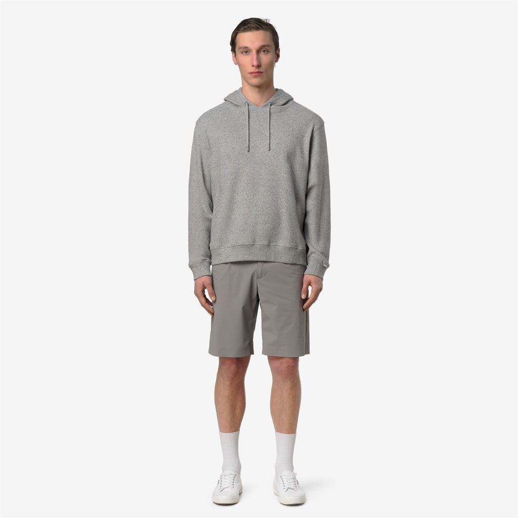 Fleece_Man_LORLY LINEN BLEND_Hoodie_GREY MID MEL - Commercial 4