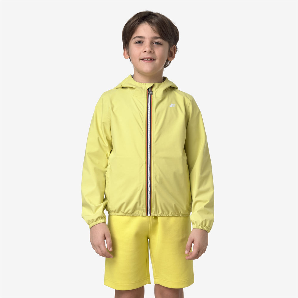 Chaqueta impermeable ajustada para niños Acacia Green 02