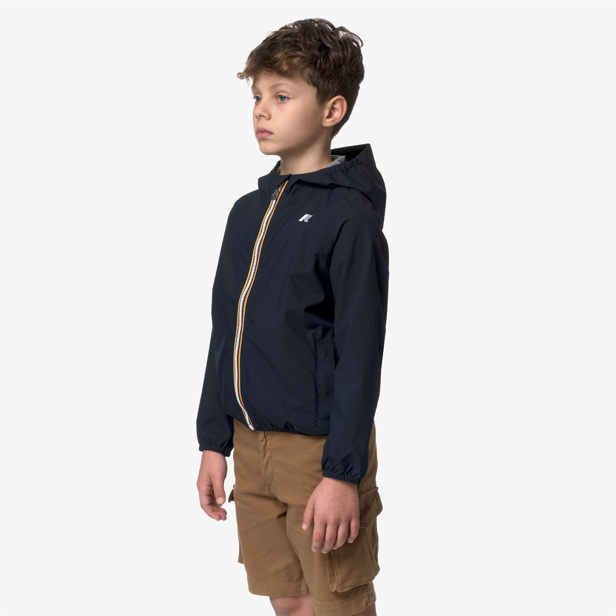 Jackets_BOY_P. JACK STRETCH DOT_Short_Blue Depth - Commercial 5