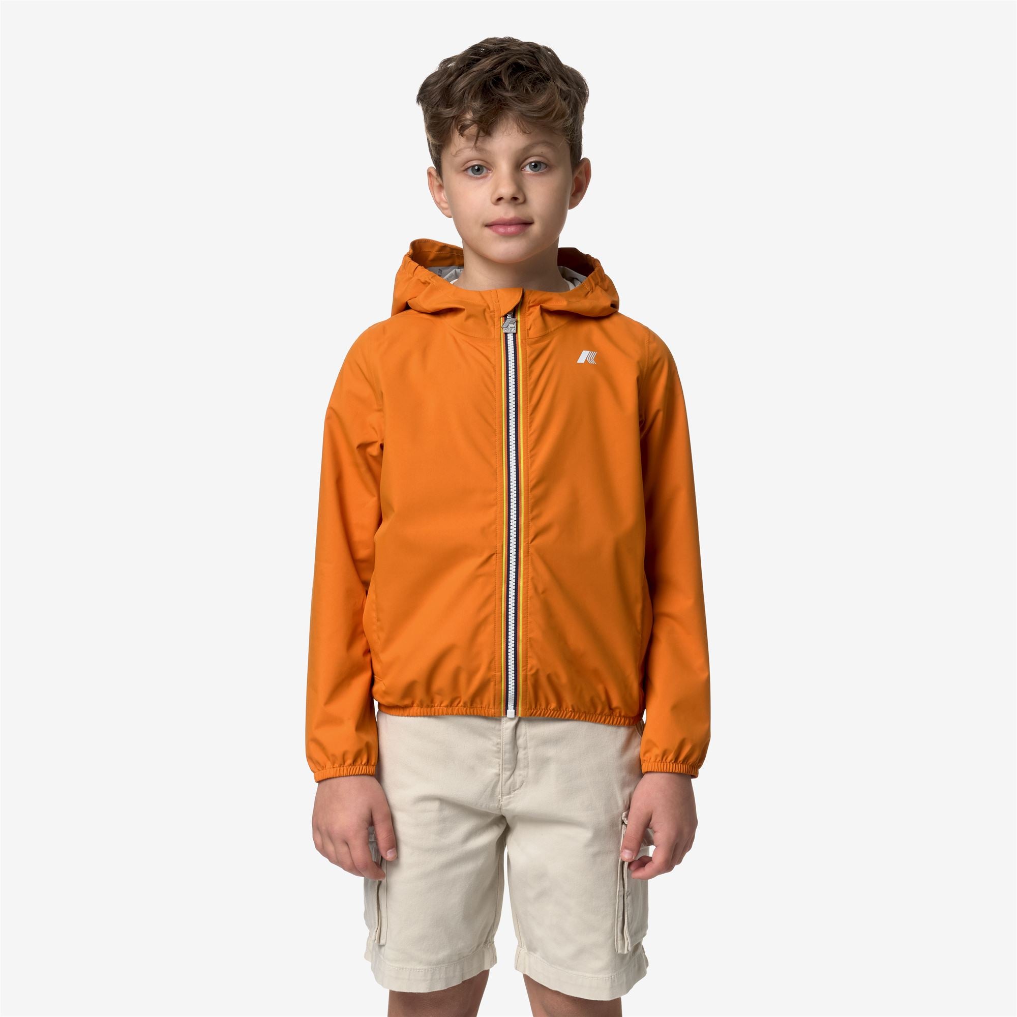 Jackets_Boy_P. JACK STRETCH DOT_Short_Orange Md - Commercial 4