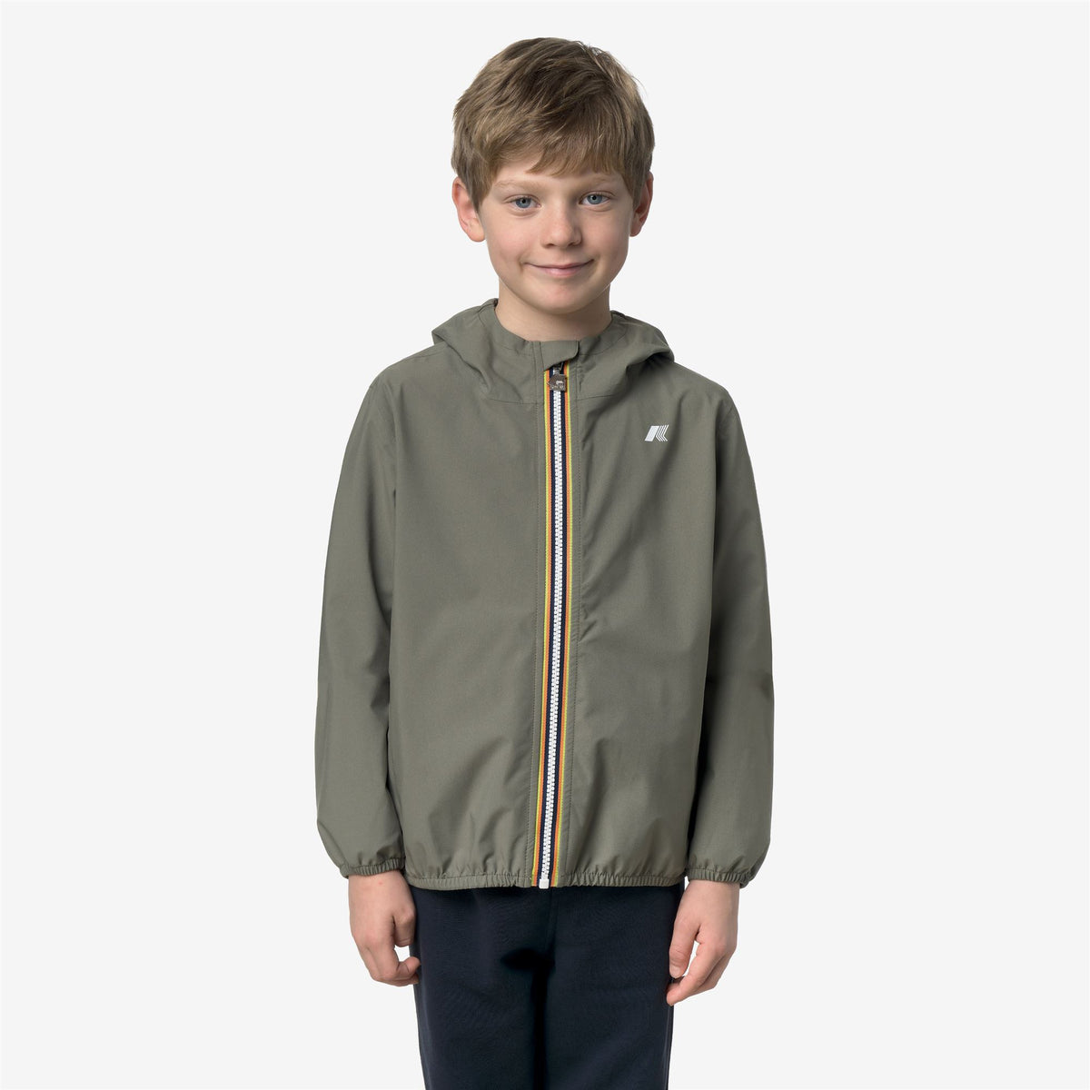 Jackets_Boy_P. JACK STRETCH DOT_Short_Green Lichen - Commercial 4
