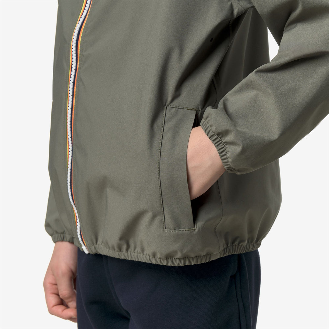 P. JACK STRETCH DOT - Jackets - Corta - Bambino - GREEN LICHEN main