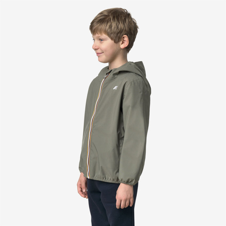 P. JACK STRETCH DOT - Jackets - Corta - Bambino - GREEN LICHEN 4