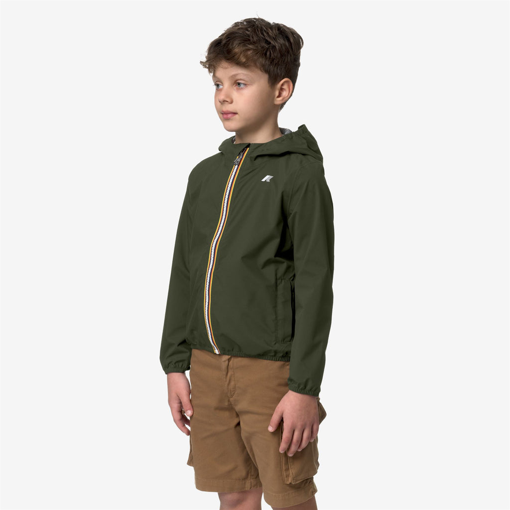 Jackets_BOY_P. JACK STRETCH DOT_Short_GREEN BLACKISH - Commercial 5