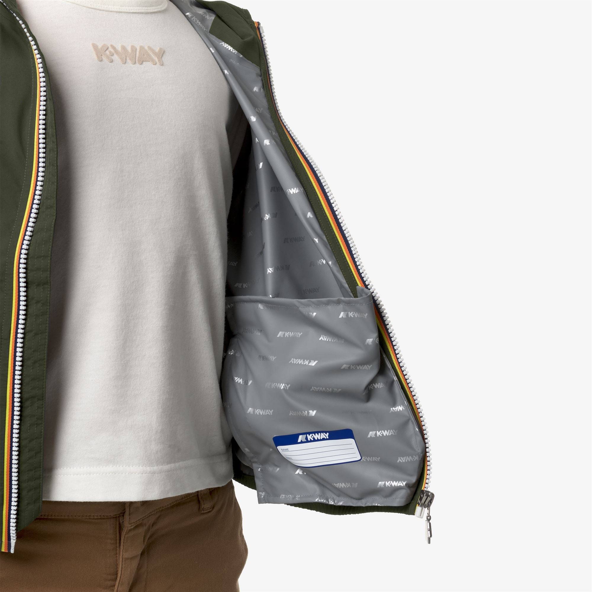 Jackets_BOY_P. JACK STRETCH DOT_Short_GREEN BLACKISH - Commercial 7