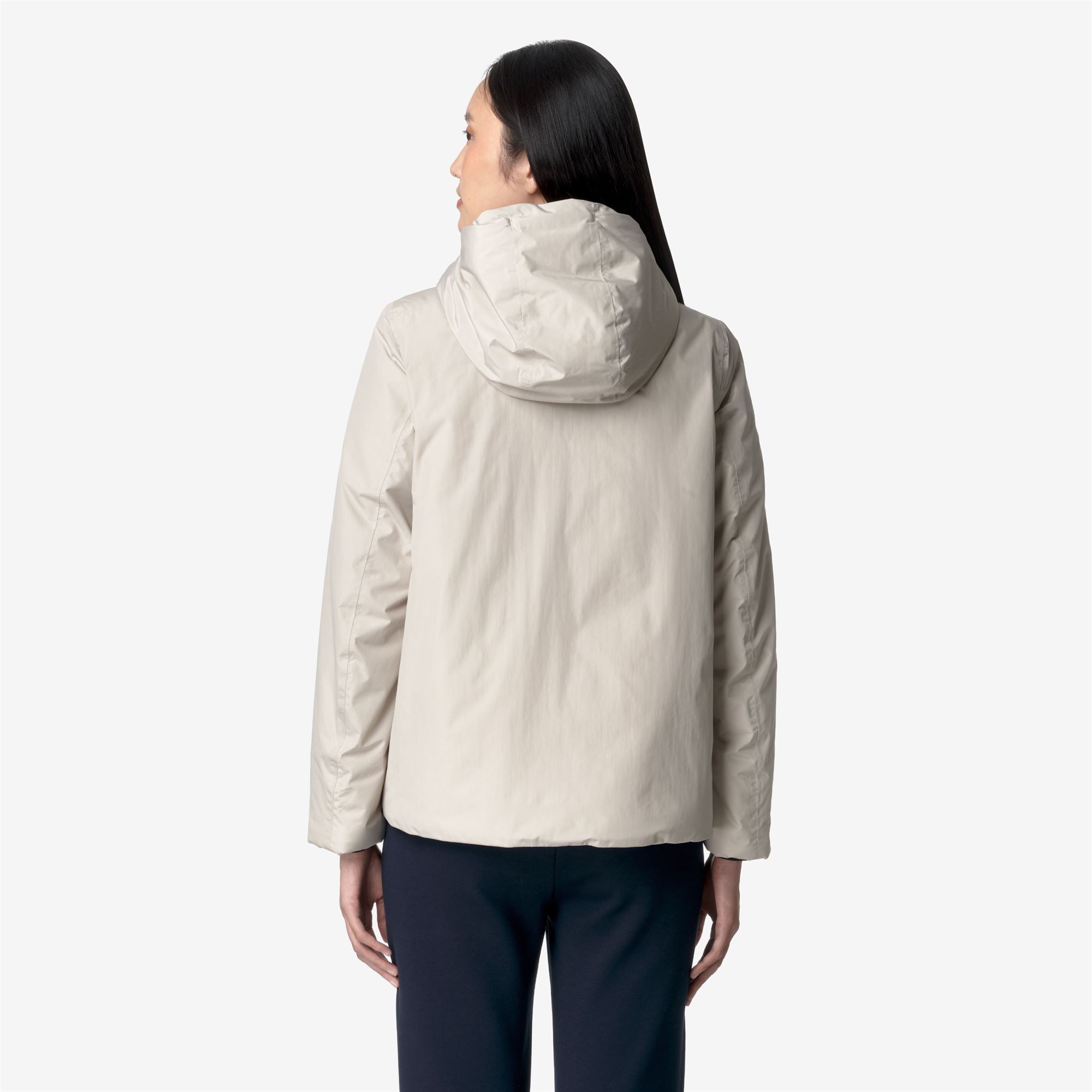 Jackets_WOMAN_MARLETTE SOFT TOUCH MARMOTTA_Short_Beige G-Grey B - Commercial 6