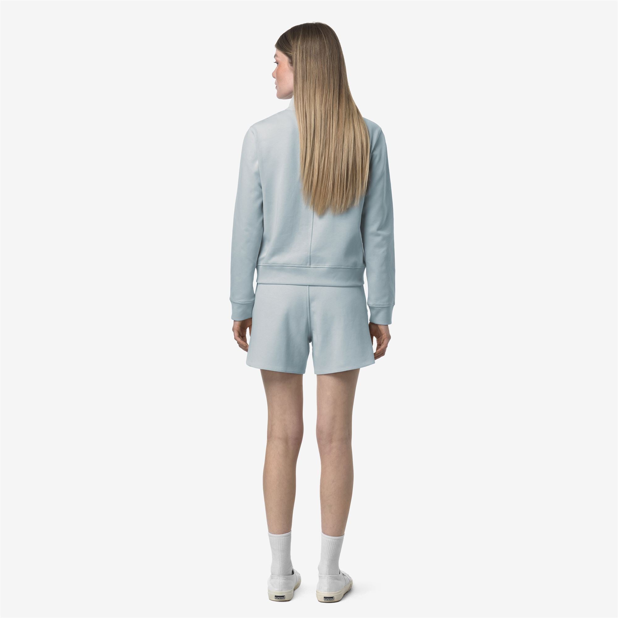 Shorts_WOMAN_OTIEZE INTERLOCK_Sport Shorts_Blue Baby - Commercial 6
