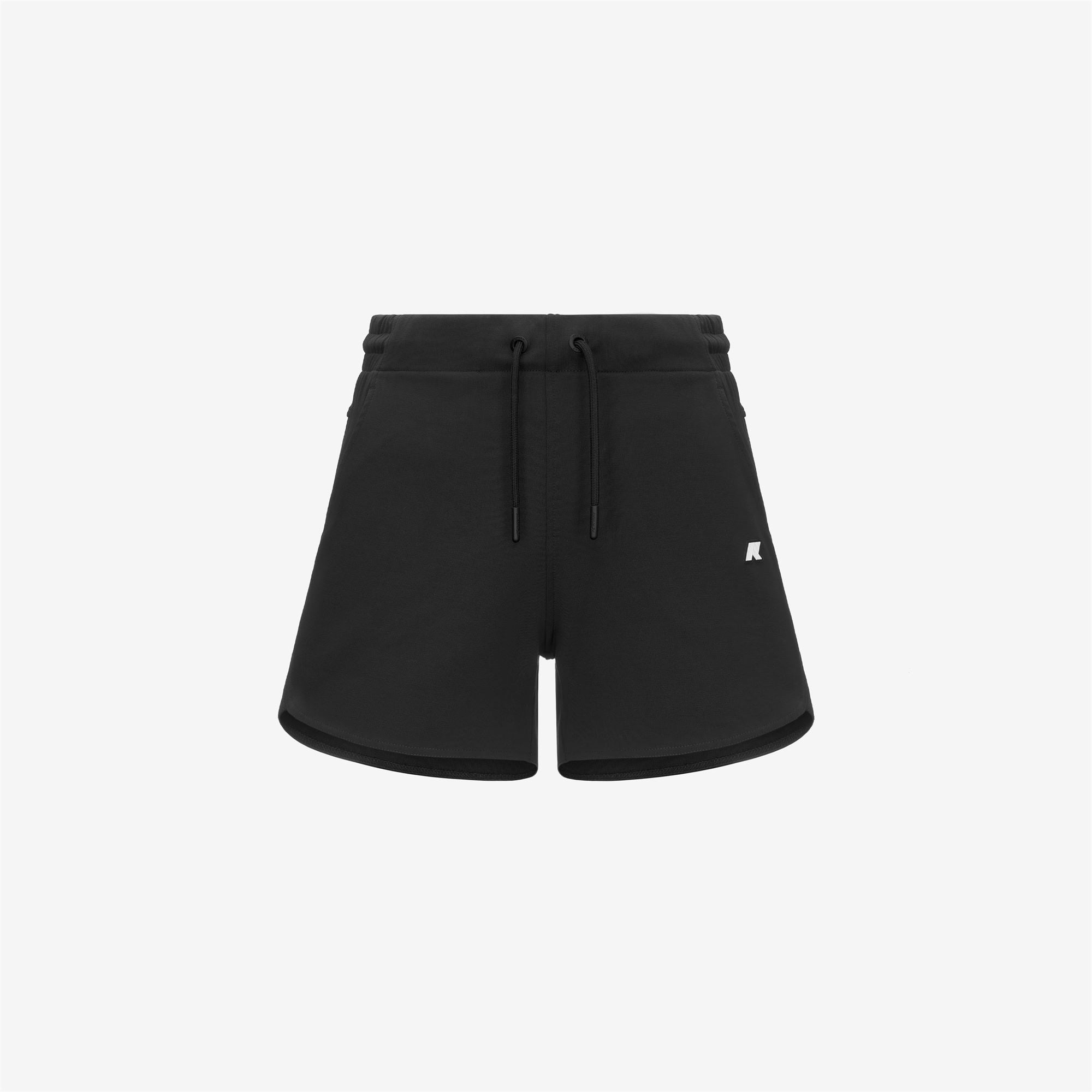 Shorts_WOMAN_OTIEZE INTERLOCK_Sport Shorts_Black Pure - Commercial 1