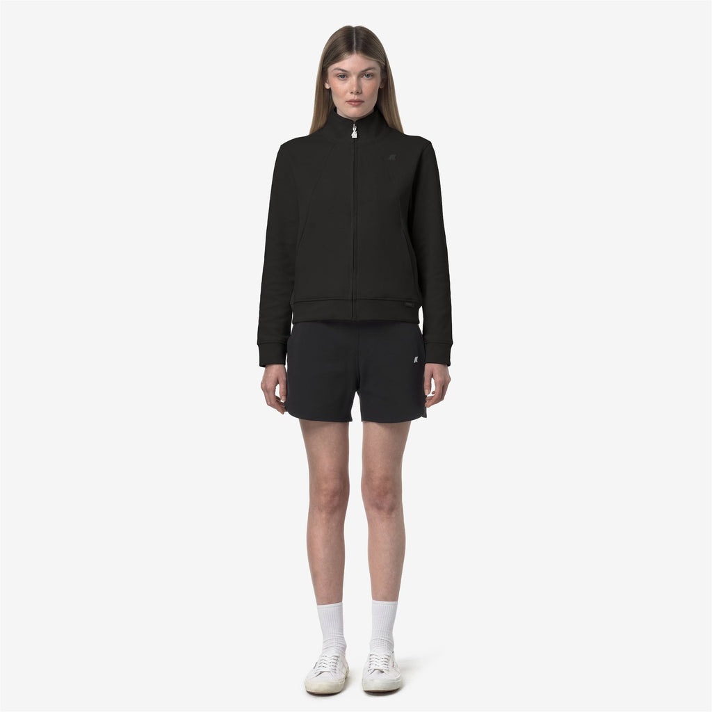 Shorts_WOMAN_OTIEZE INTERLOCK_Sport Shorts_Black Pure - Commercial 4