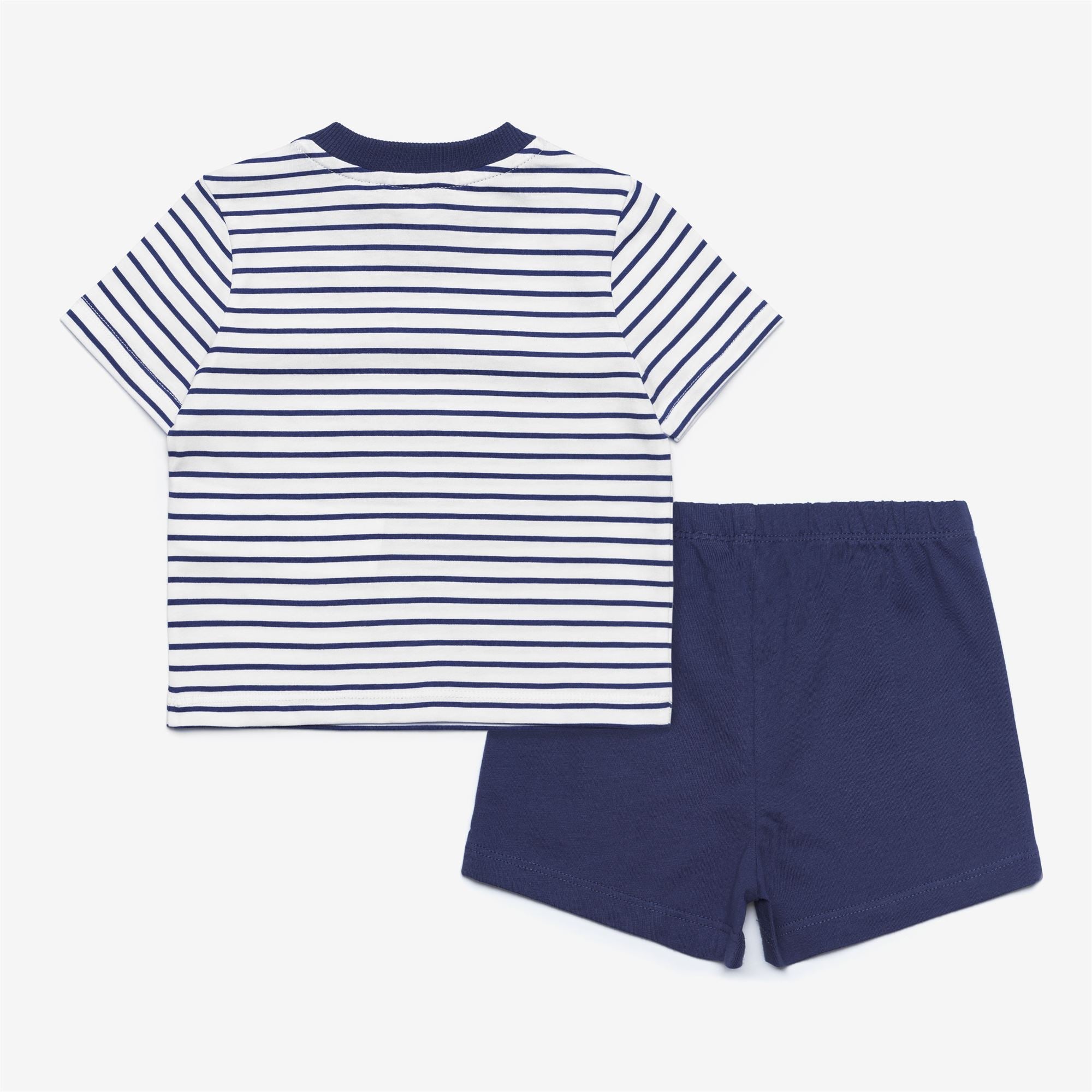 Sets_KID UNISEX_E. PETE SET STRIPES JERSEY_Shorts / T-Shirt_White - Blue Deep Cobalt - Commercial 6