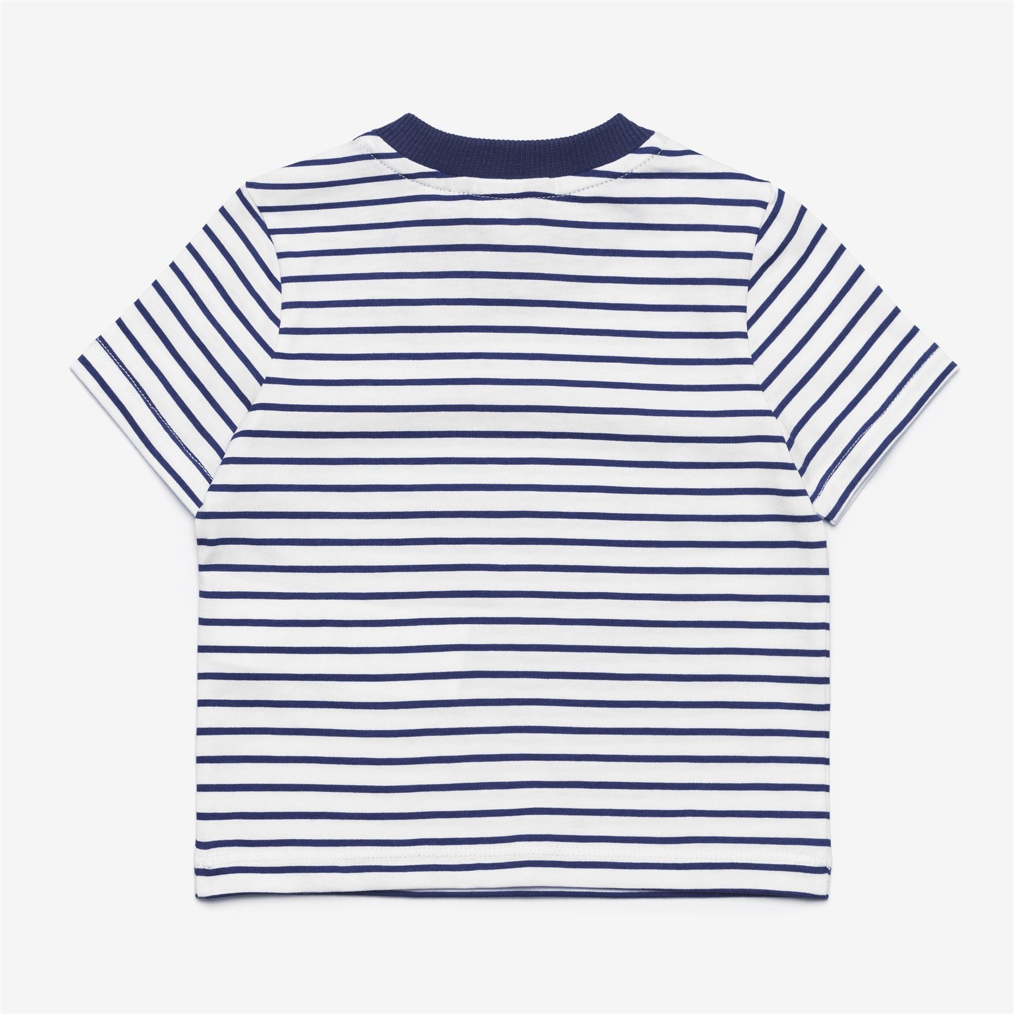 Sets_KID UNISEX_E. PETE SET STRIPES JERSEY_Shorts / T-Shirt_White - Blue Deep Cobalt - Commercial 2