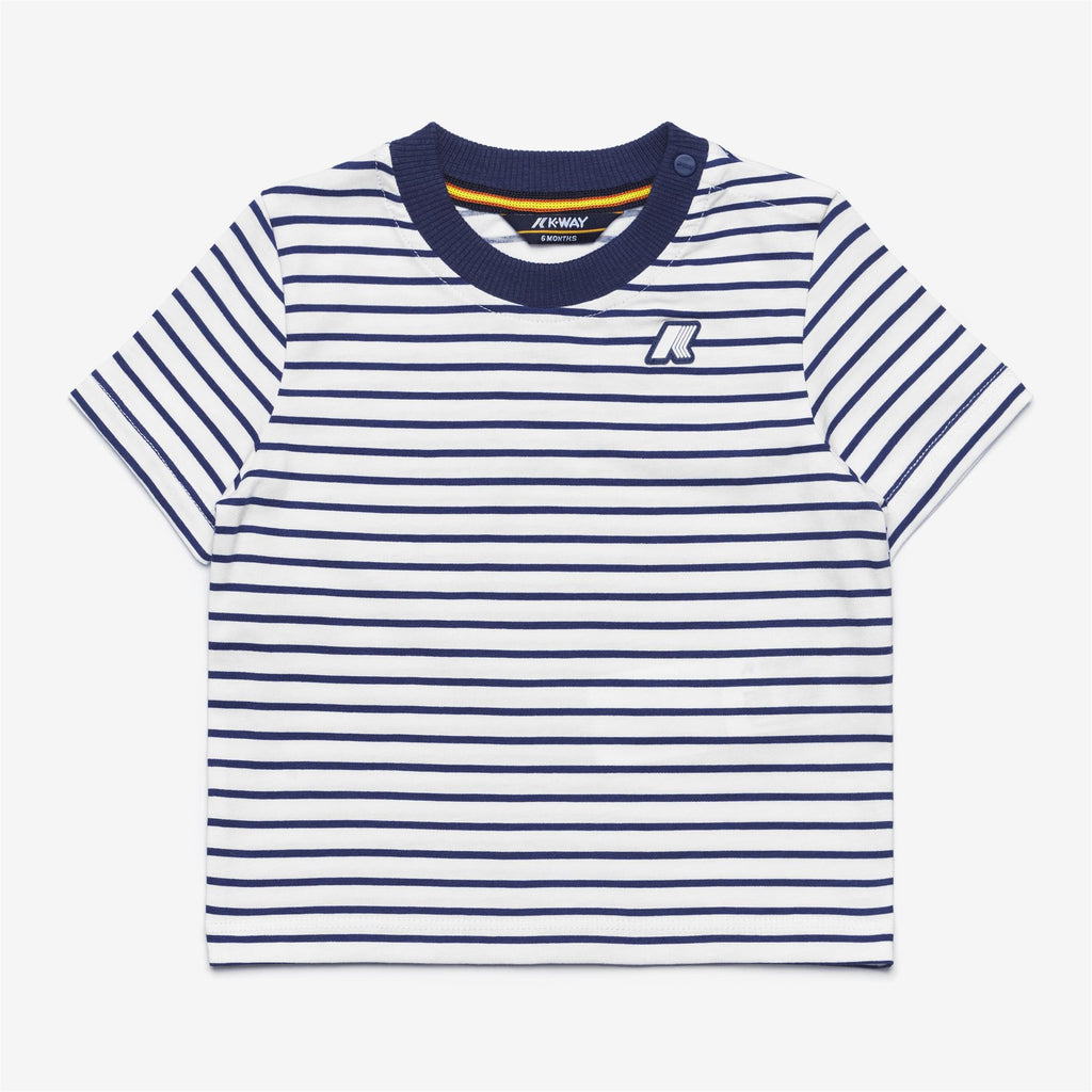Sets_KID UNISEX_E. PETE SET STRIPES JERSEY_Shorts / T-Shirt_White - Blue Deep Cobalt - Commercial 1