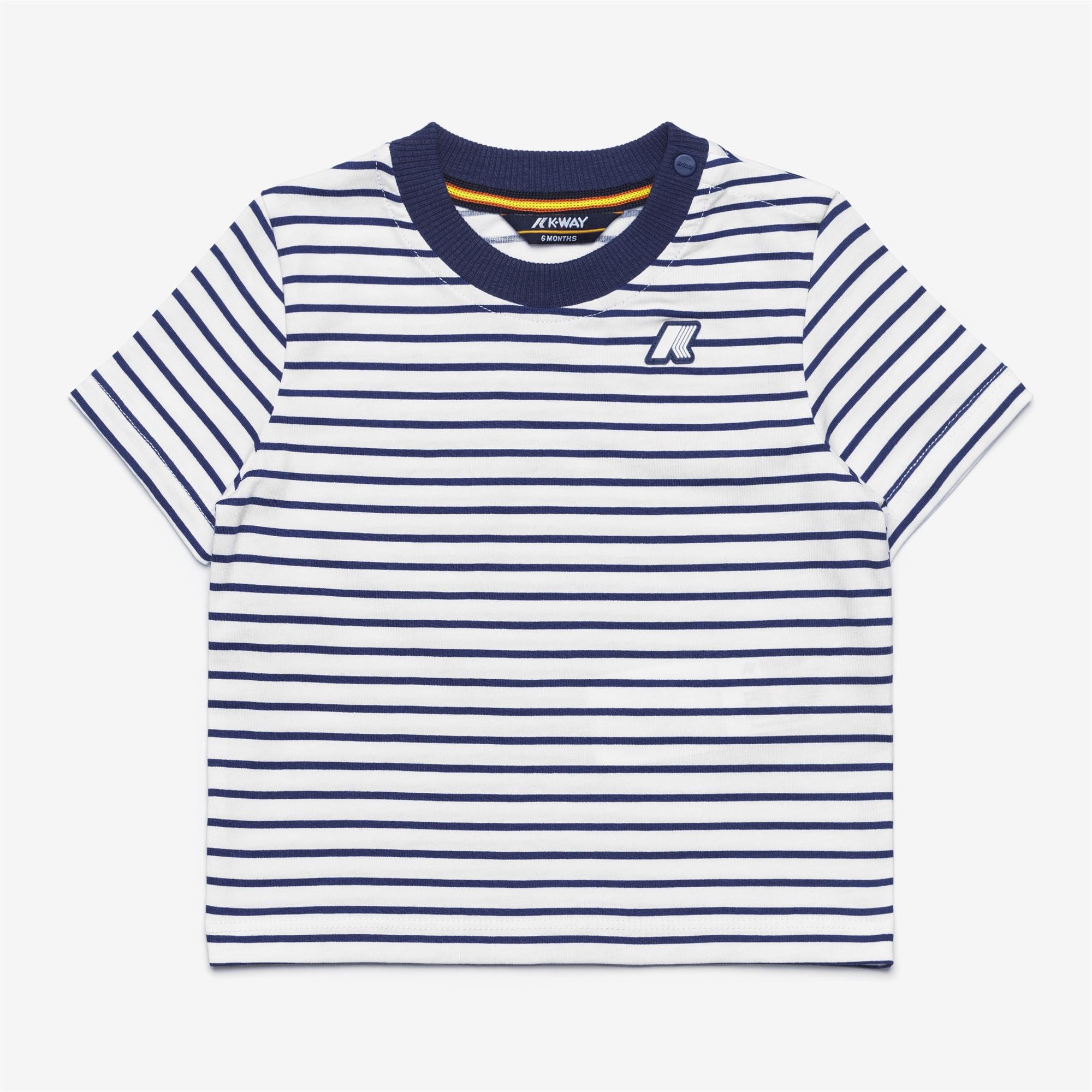 Sets_KID UNISEX_E. PETE SET STRIPES JERSEY_Shorts / T-Shirt_White - Blue Deep Cobalt - Commercial 1