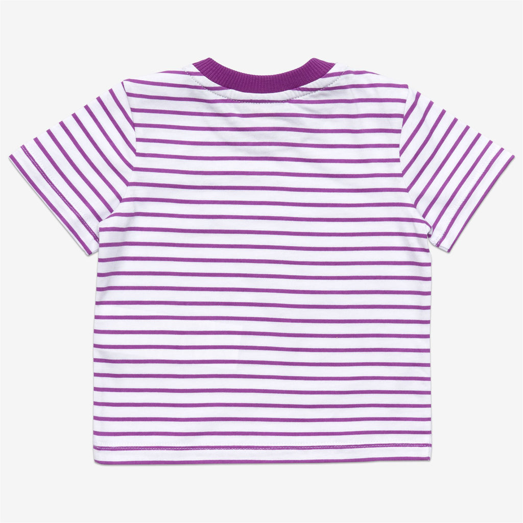 Sets_KID UNISEX_E. PETE SET STRIPES JERSEY_Shorts / T-Shirt_White - Violet - Commercial 2