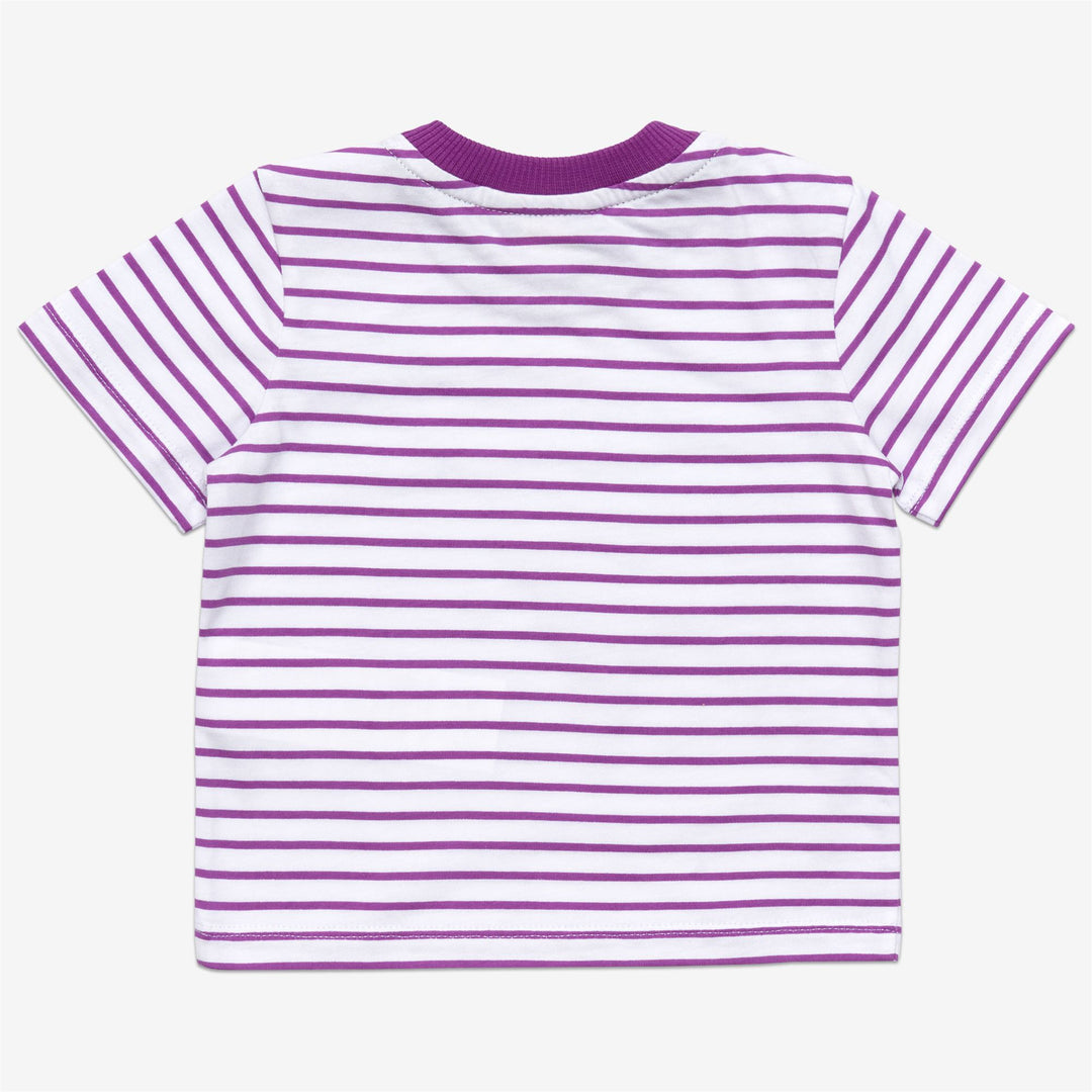 White violet Unisex Kids Summer T-Shirt and Shorts Set main