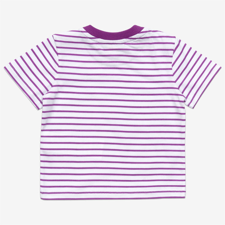 White violet Unisex Kids Summer T-Shirt and Shorts Set 6