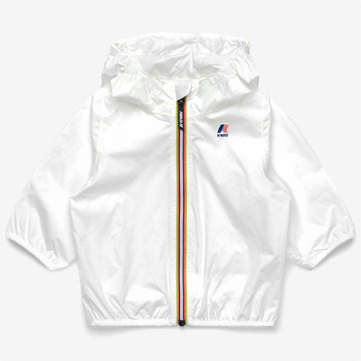 Giacca Bambini Ripiegabile Resistente All'Acqua Grigia e Bianca 1