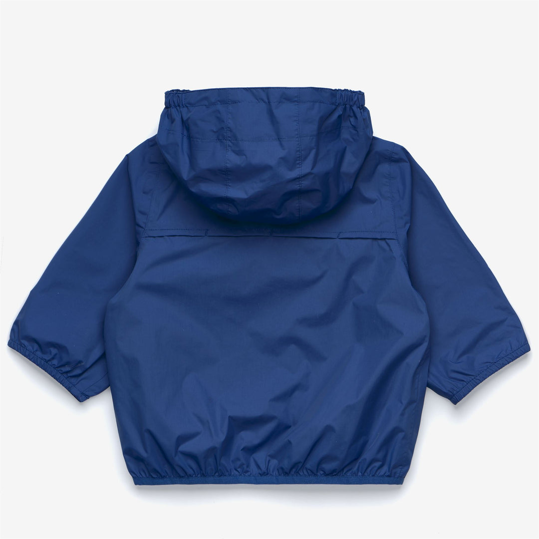 Giacca Impermeabile Pieghevole per Bambini Blu Reale main