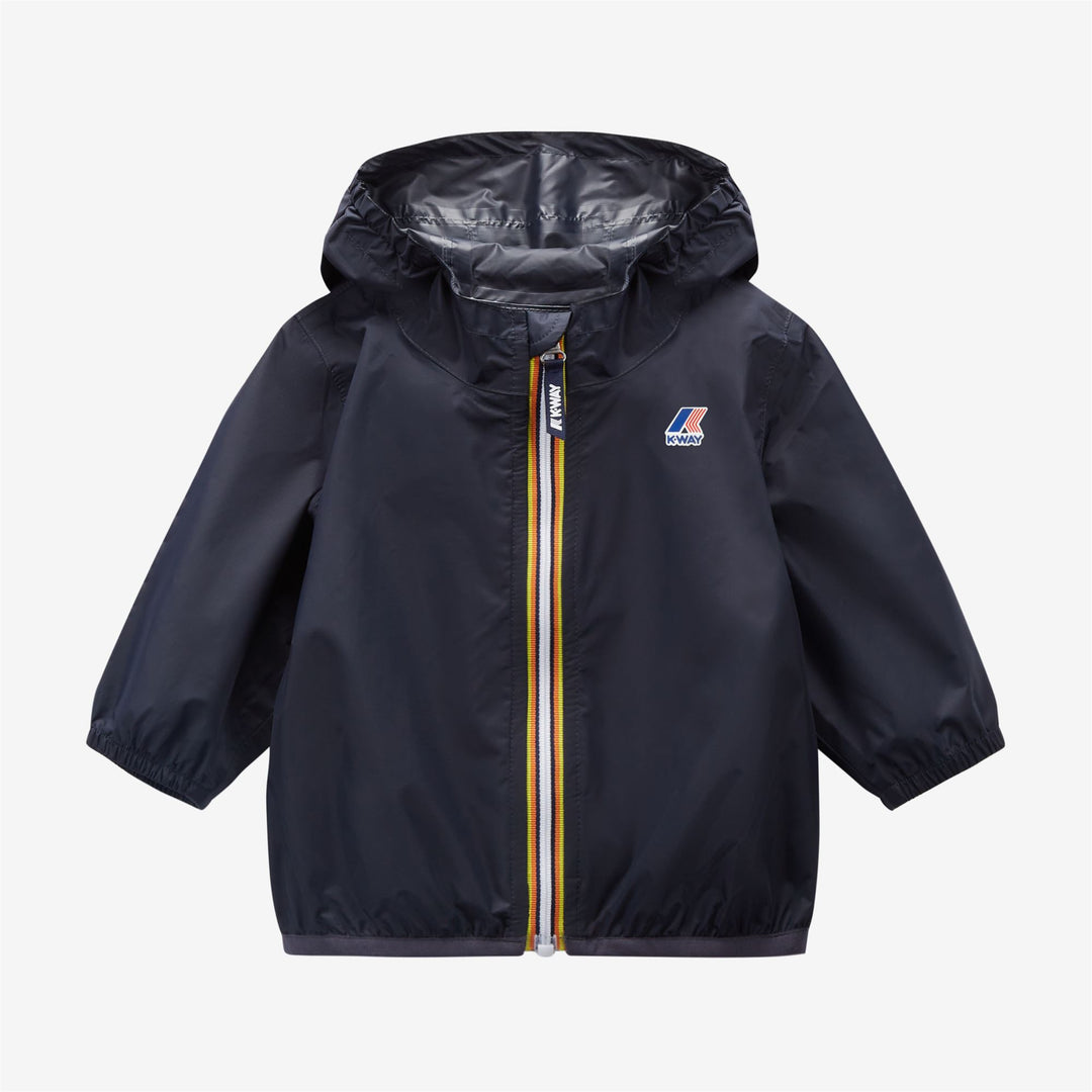 Chaqueta azul unisex para niños, resistente al clima y plegable 01