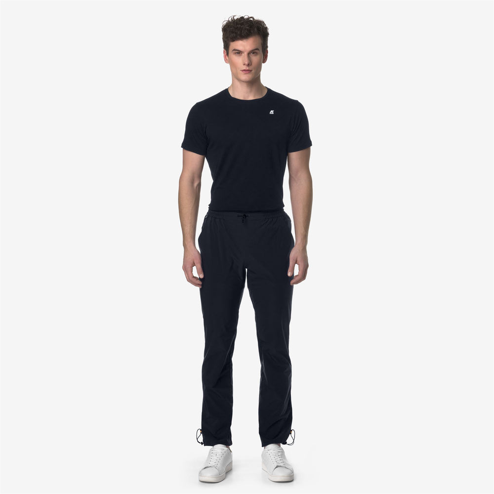 Blue Men's Sport Trousers for City Wear with Moisture Resistance 02